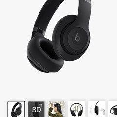 beats studio pro ヘッドフォンブラック　新品未使用  の画像