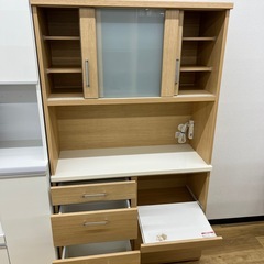 食器棚 ナチュラル×ホワイト のご紹介です！の画像
