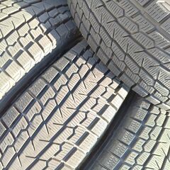 冬 ジムニー シエラ ノマド【~95％ 富山】スズキ エスクード １５インチ 195/80R15 ヨコハマ ★美品★アルミホイール【富山】中古4本 PCD139.7 シェラ Jeep ジープ の画像