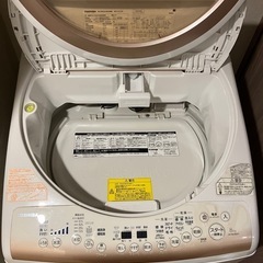 Toshiba 洗濯機　槽乾燥機　AW-8V2Mの画像