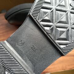 新品 22.5cm レディース ブーツ ブラック 厚底 シューズ サイドゴア 識別番号:【B149-S】の画像