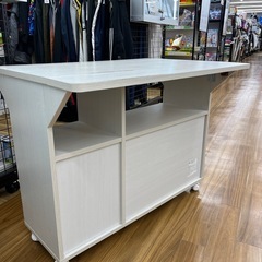 扉付きキッチンワゴン ナチュラル のご紹介です！の画像