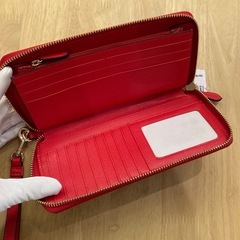 コーチ　コンチネンタルレッド長財布H①【新品未使用】の画像