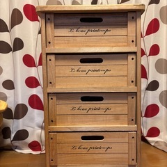 木製　小物　
収納　棚の画像