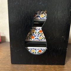 有田焼　三段の陶箱の画像