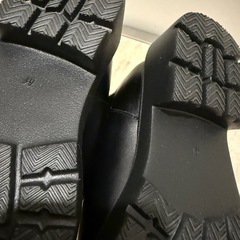 【未使用に近い】GU リブニットソックスブーツの画像