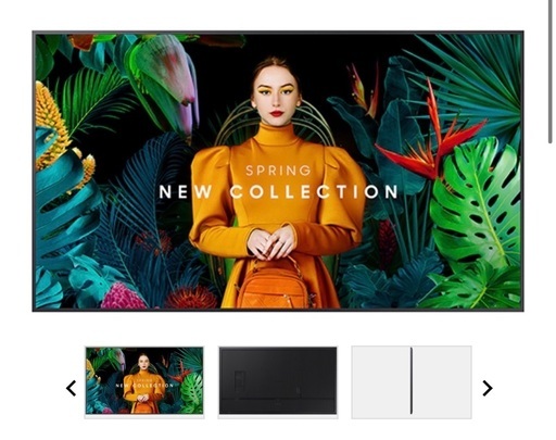 ①【新品】４K超高精細ディスプレイ・デジタルサイネージSamsung QM43C