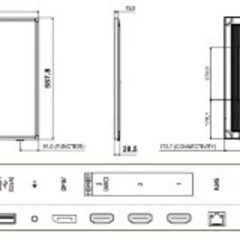 ①【新品】４K超高精細ディスプレイ・デジタルサイネージSamsung QM43Cの画像