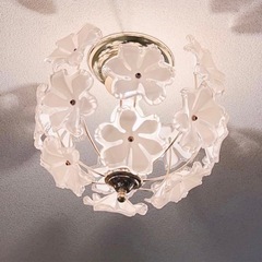レトロ お花のシャンデリア ブーケシーリング GEM-6894 キシマ 照明の画像