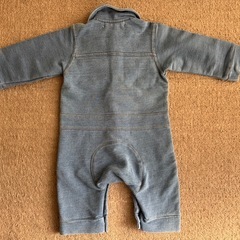 デニムロンパース 80cmの画像