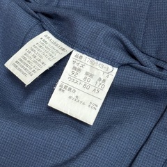 ツーパンツスーツ(紺色)の画像