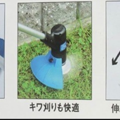 グラストリマー　草刈機　草刈り機　刈払機　軽量　コンパクト　キワ刈り　約210mm 伸縮式　ACグラストリマー　 GTN-250 宮崎　簡易始動動画あり　　　　　　の画像