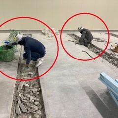 LINEで簡単応募❗️建設現場での軽作業員を募集します。経験者は時給UPの画像