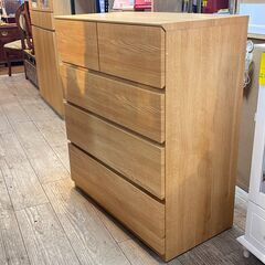ニトリ 4段チェスト ローチェスト クエス80-4 定価29,990円 横幅80cm奥行41.5cm 高さ91.6cm★買取帝国 志木店の画像