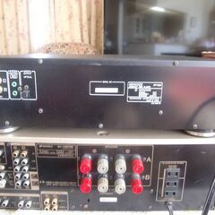 サンスイ　アンプAU-α607XR　トリオ　スピーカーLS-100  ケンウッドCDデッキDP-7020の画像