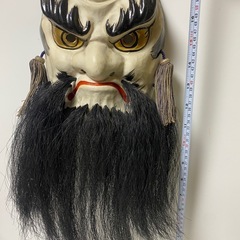 石見神楽面　岩本万吉作　日本伝統　日本舞踊　能面　お面　魔除け　希少の画像