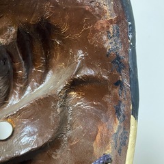 石見神楽面　岩本万吉作　日本伝統　日本舞踊　能面　お面　魔除け　希少の画像