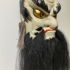 石見神楽面　岩本万吉作　日本伝統　日本舞踊　能面　お面　魔除け　希少の画像