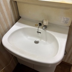 洗面台　シャンプードレッサー　陶器　TOTOの画像