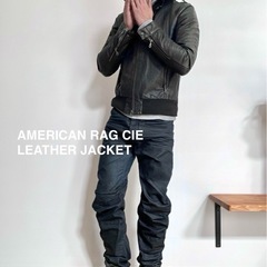 レザージャケット/AMERICAN RAG CIEアメリカンラグシーの画像