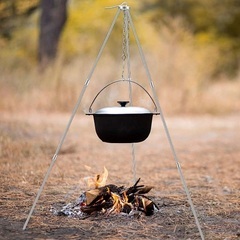 【未使用品、美品】焚火缶 トライポッド の画像