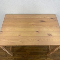 無印良品　折りたたみテーブル　パイン材　テーブル　　の画像