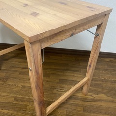 無印良品　折りたたみテーブル　パイン材　テーブル　　の画像