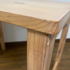 無印良品　折りたたみテーブル　パイン材　テーブル　　の画像