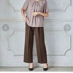 【断捨離中】ハニーズ/美ージーストレートパンツ/Sサイズの画像