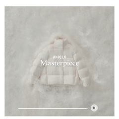 UNIQLO ユニクロパウダーソフトダウンジャケット　軽量コート　ホワイト　L  新品の画像