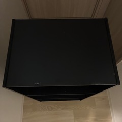 カラーボックス　黒の画像