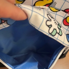 【定価3,300円】美品 ミッキー リュックサック ウィンドウペン柄 ディズニーストア限定の画像