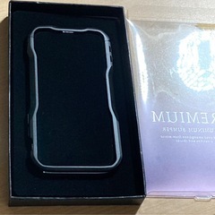 iPhoneX アルミニウム製カバー　ブラック 新品未使用品の画像