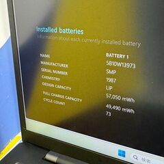 JC1101 16GB X1 Carbon 9th 良品 レノボ 第11世代 ノートPC 軽量 高性能　大容量の画像