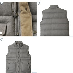 ダウンベストの画像