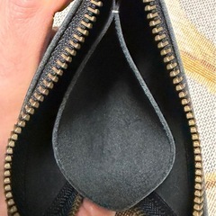 亀登鞄製作所 コンパクト財布 本革 コインケース L字ファスナー (ブラック) レザー 小銭入れ 本革 カードケースの画像