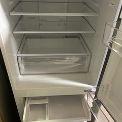 ⭐️本日最終値下げ⭐️引越しのため早めにお取引希望！【急ぎ🌿美品】AQUA AQR-17PBK(DS) 幅53cm/169L/2ドア/右びらきタイプ/2023年　冷蔵庫✨半年使用｜引越しのため日曜まで｜豊平区 の画像