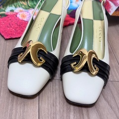 GUCCI ストラップシューズ　グッチ スリッポン "ダブリンブルー　サンダルの画像