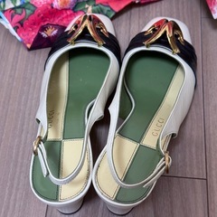 GUCCI ストラップシューズ　グッチ スリッポン "ダブリンブルー　サンダルの画像