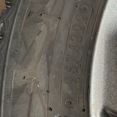 スタッドレスタイヤホイル付きの画像