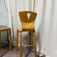 ダイニング カウンター チェア 2脚セットの画像