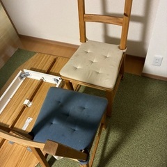 【決まりました】IKEA PS2012 ドロップリーフテーブル イス2個セットの画像