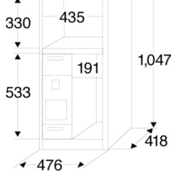 【急ぎ✨キッチン収納ラック】電子レンジ＆家電置き場｜しっかり安定｜日曜まで希望の画像