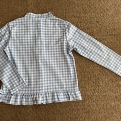 チェック柄 ラッシュガード 110cmの画像