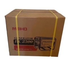 【未使用品】ワキタ MEIHO AVR式ガソリン発電機(60Hz) HC2500-6 奥行59×高さ48.5×幅43cm の画像