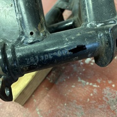 ZRX1100 フレーム 書類付きの画像