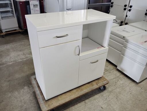 ニトリコパンキッチンカウンターキッチンボード食器棚『中古美品