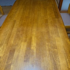 ダイニングテーブル　椅子4脚セットの画像