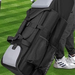 野球用収納バッグと通常バッグの画像