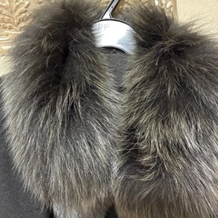 【美中古】ショール　SAGA FURS サガファー　黒
の画像